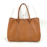 Hermes Shoulder Bag Hand Bag Tote Bag Gold Brown