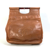 Chanel bag handle Hand Bag Brown