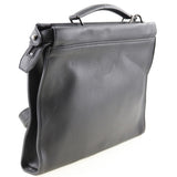 FENDI Peekaboo Business Bag Seria 2WAY Shoulder Calf Made in Italy Black 2way A4 Open Men's