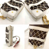 Louis Vuitton Bag Soft Trunk Phone Box Brown x White Shoulder Case NBA Collaboration Men's Monogram M80102 LOUISVUITTON