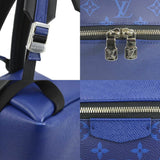 Louis Vuitton LOUIS VUITTON Backpack Taigarama Discovery Cobalt Blue Men's M30029 99935g