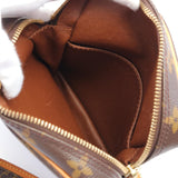 Louis Vuitton Danube Monogram Shoulder Bag, Coated Canvas, Leather, Women's, Brown, M45266