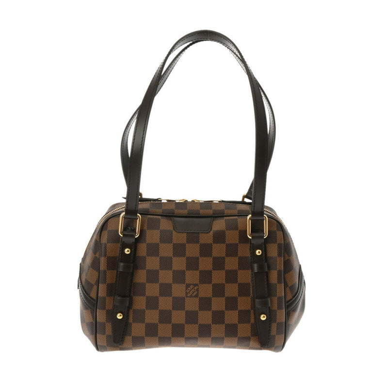 LOUIS VUITTON Damier Rivington PM Brown N41157 Women's Canvas Handbag