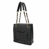 CHANEL Chanel Matelasse PST Tote Black A50994 Women's Caviar Skin Bag