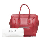 Celine Women's Leather Handbag,Tote Bag Red Color