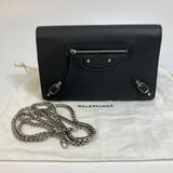 Balenciaga 444168 Bag Cluch Bag Shoulder Bag Black