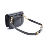 CHANEL Matelasse Waist Bag, Leather, Suede, Women's, Black