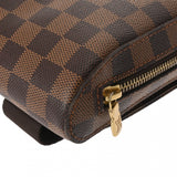 LOUIS VUITTON Damier Geronimos Body Bag Brown N51994 Unisex Canvas Shoulder