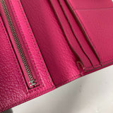 Hermes HHardware Long wallet Long Wallet Etoupe/Rose Tyrian pink gray