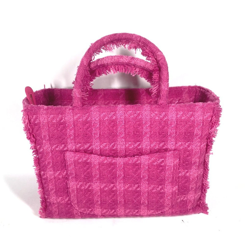 CHANEL AS0976 Large Shoulder Bag Tote Tweed Women's Pink