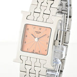 HERMES H Watch HH1.210 Pink Quartz E-155841