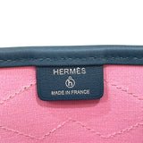 Hermes Petit Ash bag shawl Tote Bag Navy x Pink