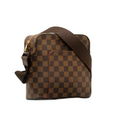 Louis Vuitton Damier Olaf PM Shoulder Bag N41442 Brown PVC Leather Women's LOUIS VUITTON