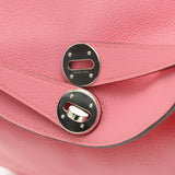 Hermes Lindy 26 Evercolor Handbag Rose Azalee A Stamp