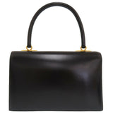 Hermes Cordrière Box Calf Black 〇K Stamped Handbag 0064 HERMES