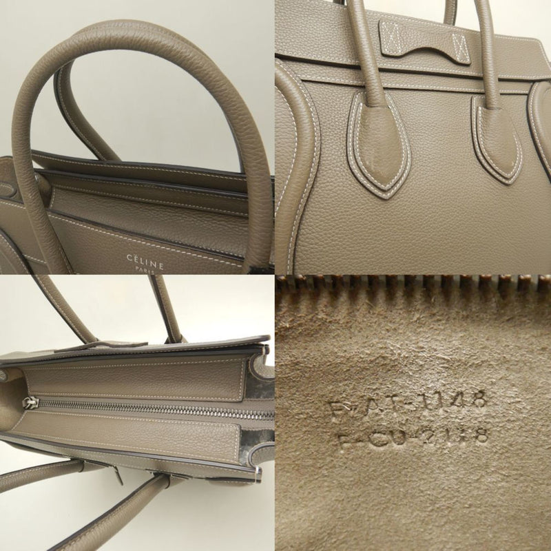 CELINE Luggage Micro Shopper 189793DRU Tote Bag Calfskin Suri 252174