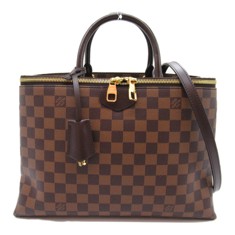 Louis Vuitton Brompton Shoulder Bag, Coated Canvas, Damier, Women's, Brown, N41582