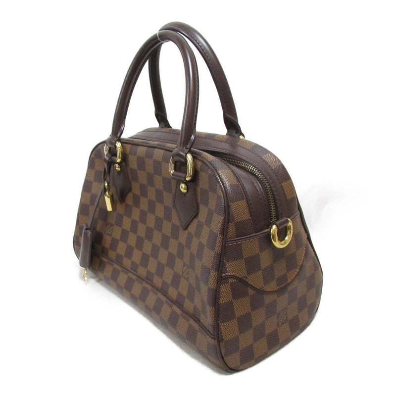 LOUIS VUITTON Duomo handbag Brown Ebene Damier PVC coated canvas N60008