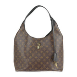 LOUIS VUITTON Louis Vuitton Flower Hobo Shoulder Bag M43545 Monogram Canvas Leather Brown Semi-Shoulder One Tote