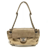 Chanel A31490 CC Mark bag shawl Shoulder Bag Beige