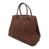 HERMES Garden Party PM Tote Bag Brown Negonda leather leather