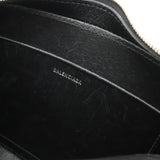 BALENCIAGA EVERYDAY Camera Bag S Shoulder Pochette Leather Black 552370