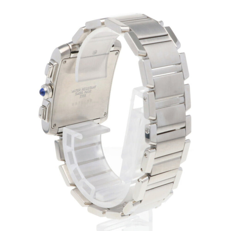 Cartier Tank Francaise Watch Stainless Steel 2303 Quartz Unisex CARTIER Manufactured