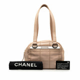 Chanel Chocolate Bar Handbag Boston Bag Pink Caviar Skin Women's CHANEL