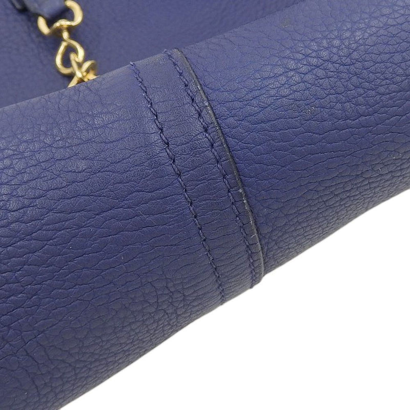 Hermes HERMES Trim 31 One Shoulder Bag Togo Blue Series Gold Metal Fittings □A Engraved