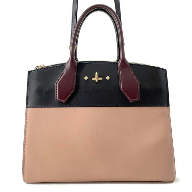 Louis Vuitton Handbag Taurillon City Steamer MM M53019 LOUIS VUITTON 2way Shoulder Bag