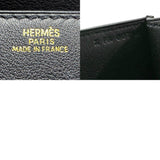 Hermes HERMES Clutch Bag Medor PM Swift Leather Black Gold Women's z1877