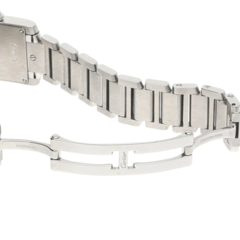 Cartier Tank Francaise SM Watch, Stainless Steel W5102803, Quartz, Women's, CARTIER, Overhauled, Shell Dial