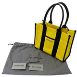 BALENCIAGA Women's Handbag Shoulder Bag 2way Canvas Hardware Small Yellow Black 671402