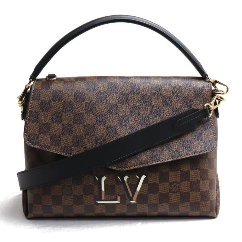 LOUIS VUITTON Damier Bobur 2Way Shoulder Bag Brown N40177 Women's