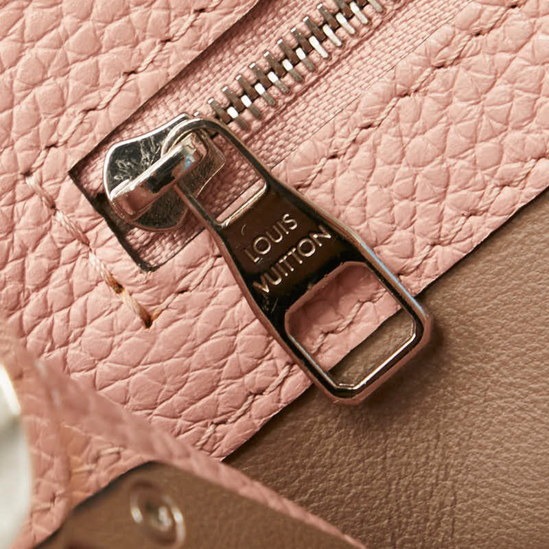 Louis Vuitton Capucines PM Handbag Shoulder Bag M42258 Magnolia Pink Taurillon Leather Women's LOUIS VUITTON