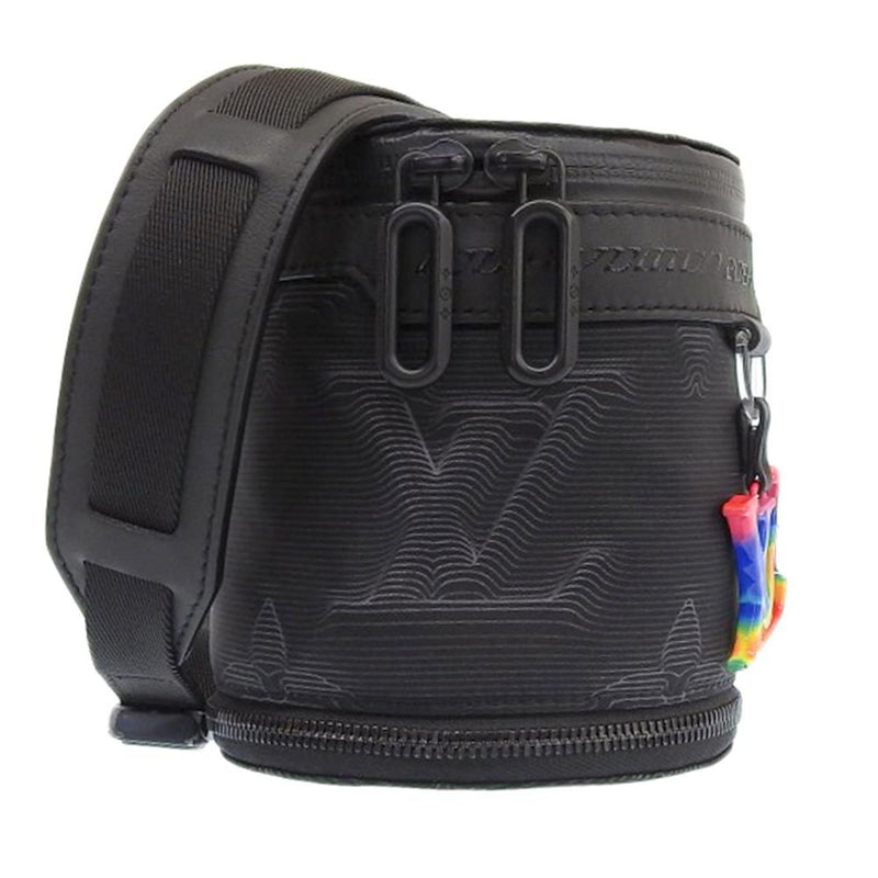 LOUIS VUITTON Expandable Porocheon M45604 Shoulder Bag Black Rainbow