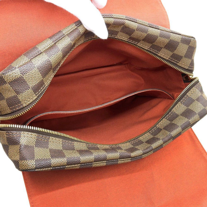 LOUIS VUITTON Damier Naviglio Shoulder Bag Ebene N45255