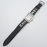 CHANEL Boyfriend Wanted de Chanel Medium Watch Stainless Steel Leather Strap Women's Black H7470