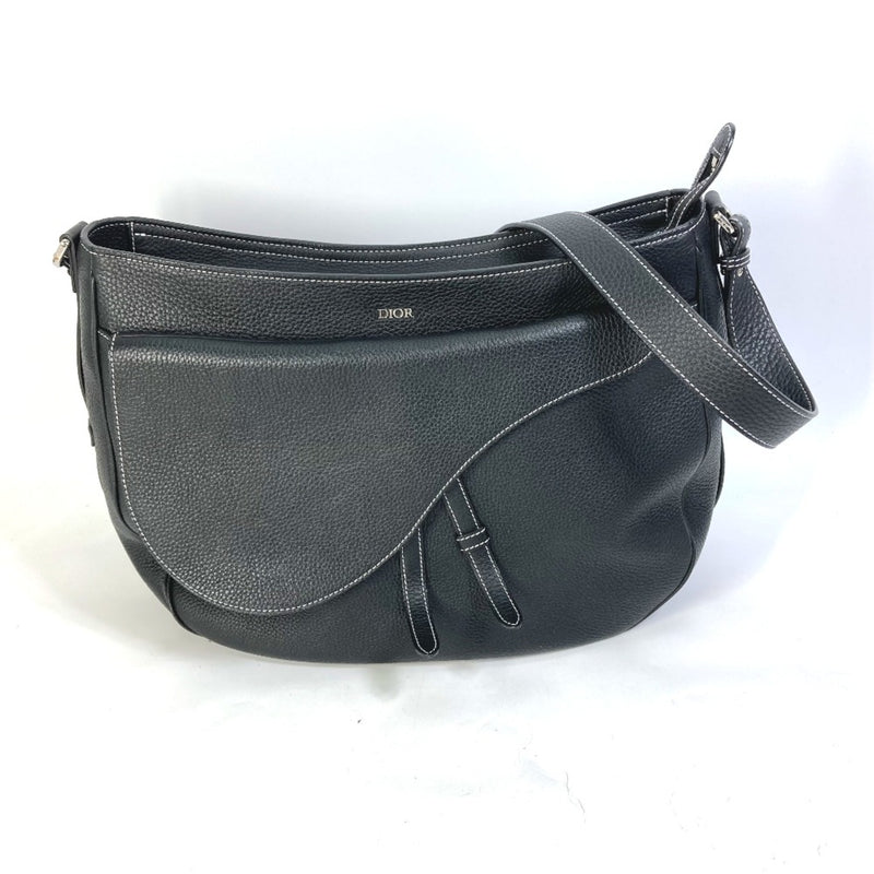 CHRISTIAN DIOR 1ADHO023UL Oblique Crossbody bag Shoulder Bag Black