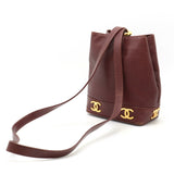 CHANEL Coco Mark Triple Shoulder Bag Caviar Skin Bordeaux