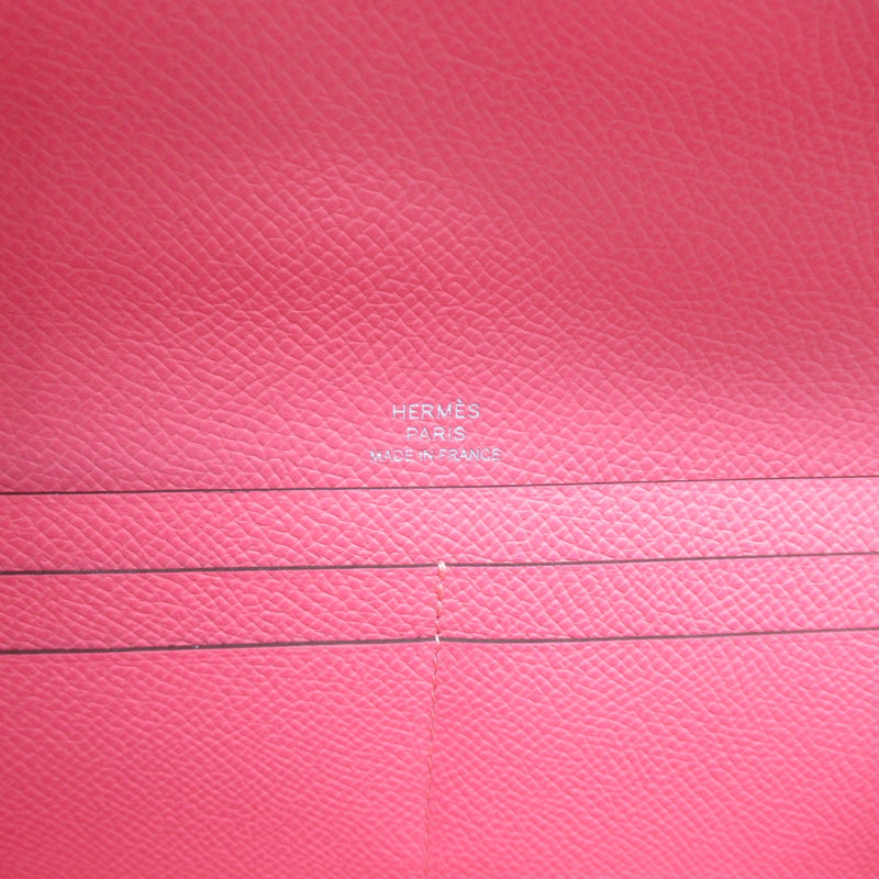 HERMES Chaine d'Ancre Togo Rose azalee Pink Rose azalee Epsom leather