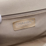 CHANEL Boy Chanel Matelasse Shoulder Bag Caviar Skin (Grained Calf) Women's Beige A67686