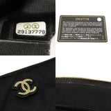 CHANEL Coco Mark Clutch Bag Satin Women's