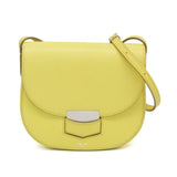 Celine Trotter Medium 179013 Women's Leather Shoulder Bag Yellow