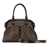 Louis Vuitton Damier Trevi PM Handbag Shoulder Bag N51997 Brown PVC Leather Women's LOUIS VUITTON