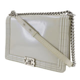 CHANEL Chain Shoulder Bag Boy Chanel Enamel 2013 A5 Flap ChainShoulder Women's