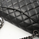 CHANEL Matelasse Shoulder Bag Leather Women's Black