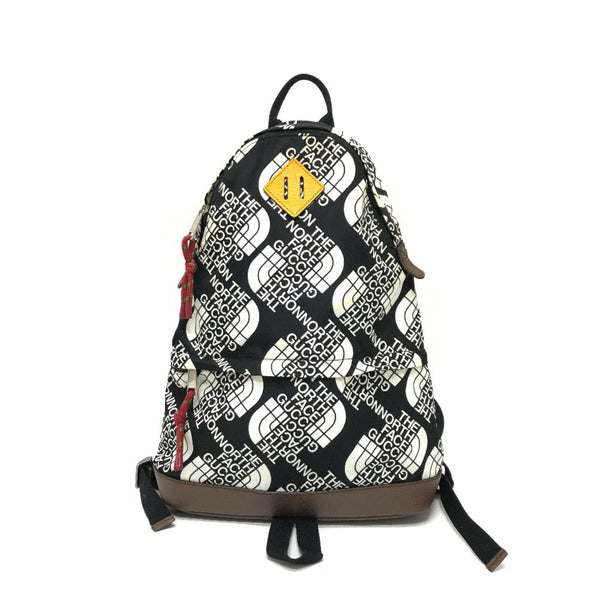 Gucci 650288 Backpack Backpack Black x White Brown/SilverHardware