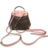 Louis Vuitton Clapton Backpack, Rucksack, Bag, Coated Canvas, Damier, Women's, Brown, Pink, N42262