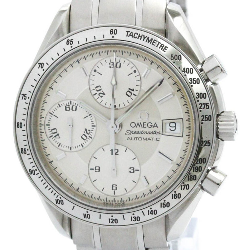 Polished OMEGA Speedmaster Date Steel Automatic Mens Watch 3513.30 BF573257